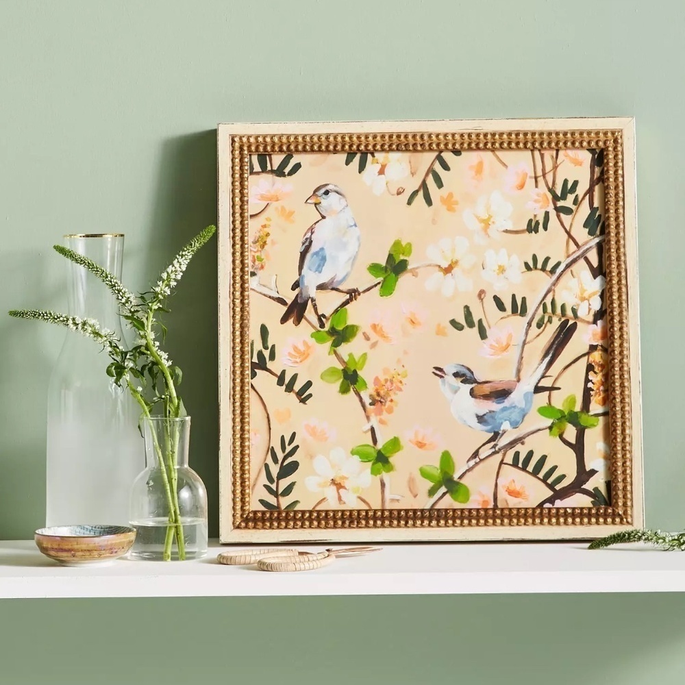 AnthropologieTwo Birds In A Tree Wall Art - Picture 6 of 8